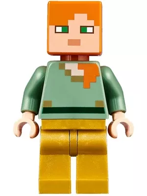 LEGO MINIFIG Minecraft Alex min047